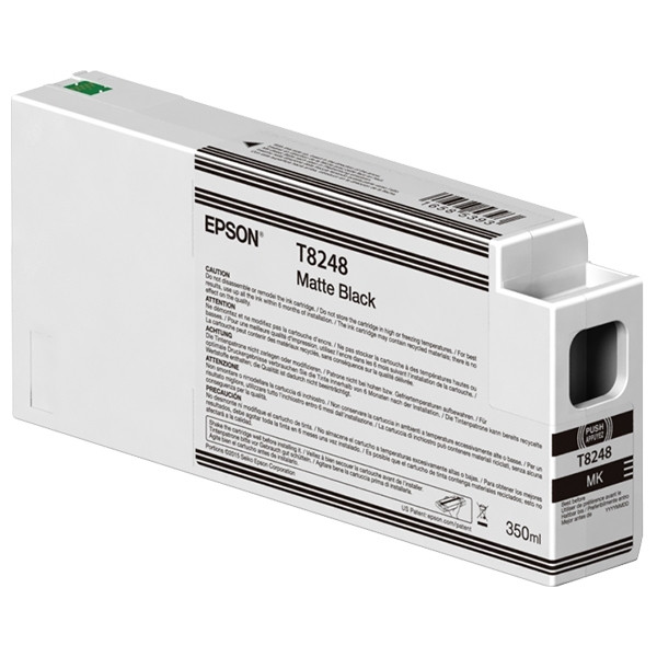 Epson T8248 inktcartridge mat zwart (origineel) C13T824800 904935 - 1
