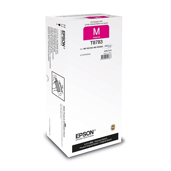 Epson T8783 inktcartridge magenta extra hoge capaciteit (origineel) C13T878340 027092 - 1