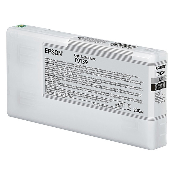 Epson T9139 inktcartridge licht licht zwart (origineel) C13T913900 027002 - 1