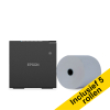 Epson TM-M30III (152) ticketprinter zwart met wifi, ethernet en bluetooth bundel met 5 Blue4est kassarollen 80x80x12 832363 - 1