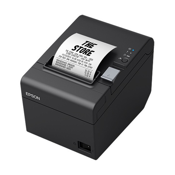 Epson TM-T20III (011) bonprinter zwart bundel met 123inkt kassarol 80x80x12 thermo wit (5 stuks) 831985 - 3