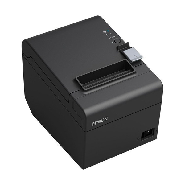 Epson TM-T20III (012) bonprinter zwart met ethernet bundel met 123inkt kassarol 80x80x12 thermo wit (5 stuks) 831986 - 2