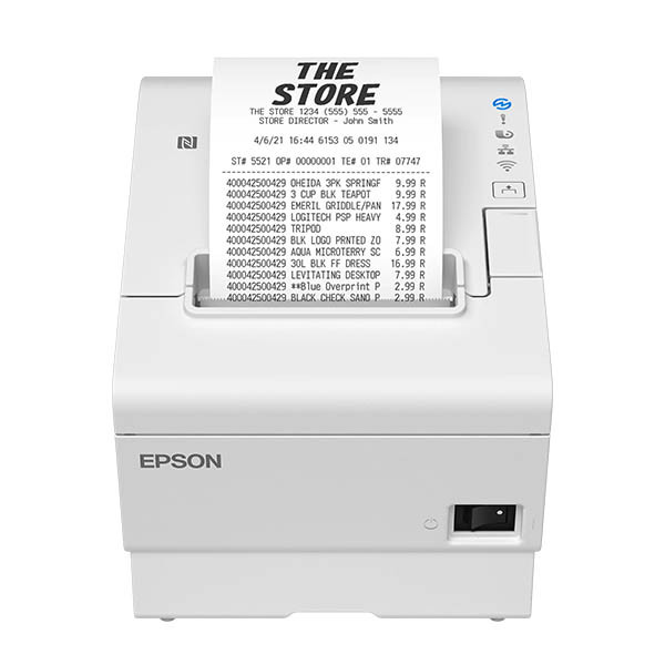 Epson TM-T88VII (151) bonprinter wit met USB en ethernet 832348 - 1