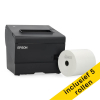 Epson TM-T88VII ticketprinter bundel met 5x kassarol 80x80x12 thermo wit 832332 - 1