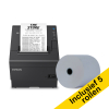 Epson TM-T88VII ticketprinter met ethernet bundel met 5 Blue4est kassarollen 80x80x12 832364 - 1