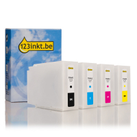 Epson aanbieding: T04A-serie zwart + 3 kleuren extra hoge capaciteit (123inkt huismerk) C13T04A140C C13T04A240C C13T04A340C C13T04A440C 127086