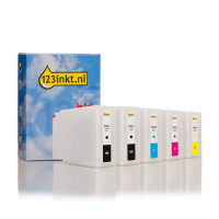 Epson aanbieding: T04C serie 2x zwart + 3x kleur (123inkt huismerk)  160826