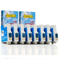 Epson aanbieding: T159-set 2 zwart + 5 kleuren + glansafwerking (123inkt huismerk)