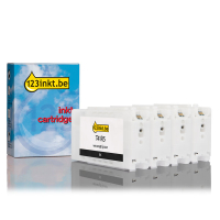 Epson aanbieding: T41R-serie zwart + 3 kleuren (123inkt huismerk) C13T41R240C C13T41R340C C13T41R440C C13T41R540C 110836