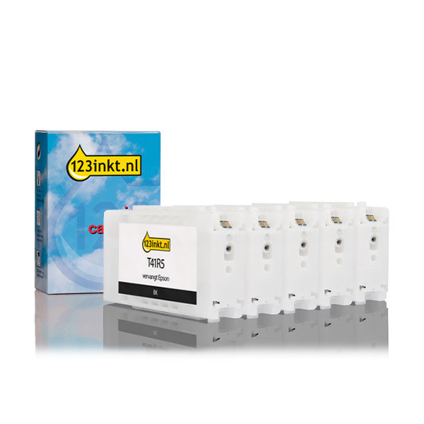 Epson aanbieding: T41R serie 2x zwart + 3x kleur (123inkt huismerk)  160836 - 1