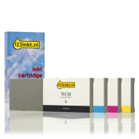 Epson aanbieding: T613-serie mat zwart + 3 kleuren (123inkt huismerk)