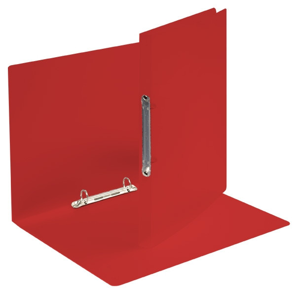 Esselte 10919 ringmap met 2 O-ringen rood transparant (21 mm) 10919 203204 - 1