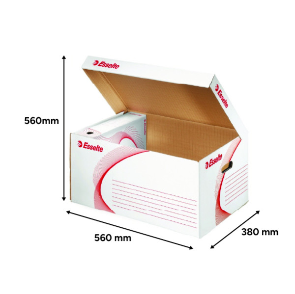 Esselte 1289 container en transportdoos A4/folio 560 x 380 x 265 mm (10 stuks) 203922 - 2