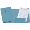 Esselte 3-klepsmap met lijnbedrukking maat folio blauw (50 stuks)