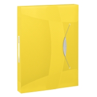 Esselte 6240 Vivida documentenbox transparant geel 40 mm (380 vellen) 624052 203222