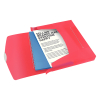 Esselte 6240 Vivida documentenbox transparant rood 40 mm (380 vellen) 624048 203220 - 2