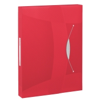 Esselte 6240 Vivida documentenbox transparant rood 40 mm (380 vellen) 624048 203220