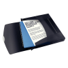 Esselte 6240 Vivida documentenbox transparant zwart 40 mm (380 vellen) 624049 203217 - 2