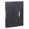 Esselte 6240 Vivida documentenbox transparant zwart 40 mm (380 vellen)