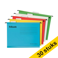 Aanbieding: 3x Esselte Classic versterkte hangmap - voor A4, assorti (10 stuks)