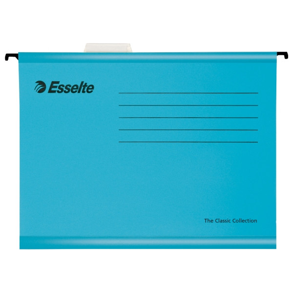 Esselte Classic versterkte hangmap - voor folio, blauw (25 stuks) 90376 203235 - 1