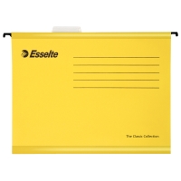 Esselte Classic versterkte hangmap - voor folio, geel (25 stuks) 90377 203236