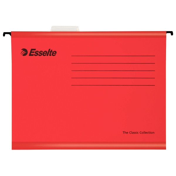 Esselte Classic versterkte hangmap - voor folio, rood (25 stuks) 90378 203237 - 1