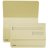 Esselte Pocket-File kartonnen dossiermappen crème (25 stuks) 15840 203698