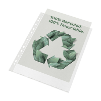 Esselte Recycle Maxi geperforeerd hoesje A4 11-gaats 70 micron (100 stuks) 627494 203503