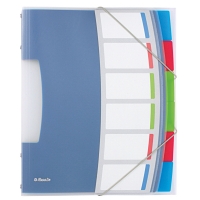 Esselte Vivida sorteermap transparant (6 tabs) 624029 203259