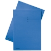 Esselte inlegmap karton met lijnbedrukking formaat folio blauw (100 stuks) 2012402 203638