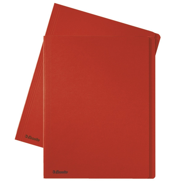 Esselte inlegmap van dossierkarton met 10 mm overslag A4 rood (100 stuks) 1033415 203656 - 1