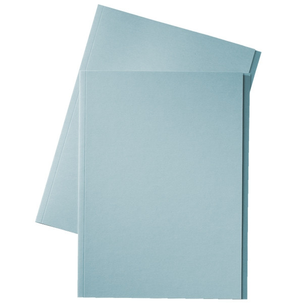 Esselte inlegmap van dossierkarton met 10 mm overslag folio blauw (100 stuks) 1032402 203660 - 1