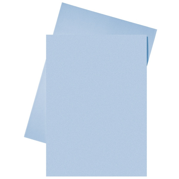 Esselte papieren inlegmap blauw A4 (250 stuks) 2103402 203580 - 1