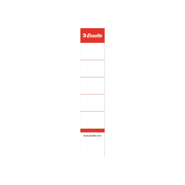 Esselte rugetiketten 30 x 158 mm insteek smal wit (100 stuks) 81081 227504 - 1
