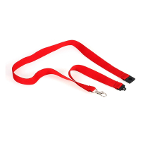 Europel keycord met karabijnhaak rood (10 stuks) 121276 226967