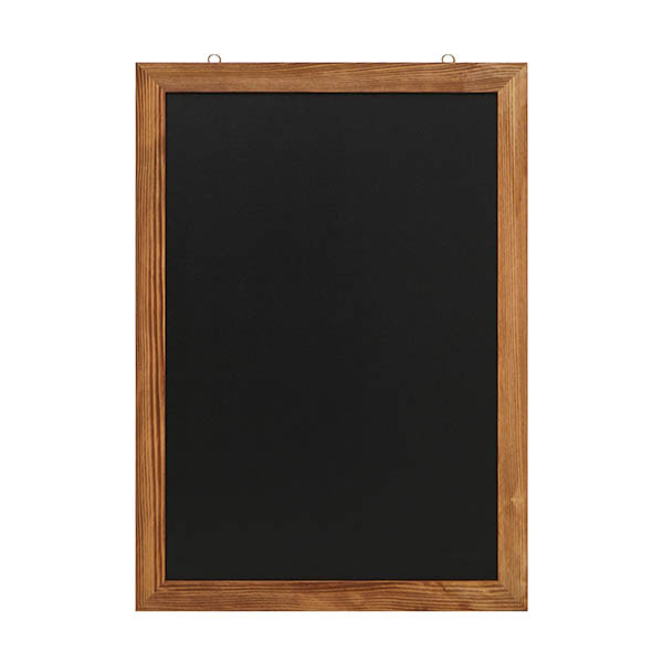 Europel wandkrijtbord met lijst 50 x 70 cm naturel 226989 - 2