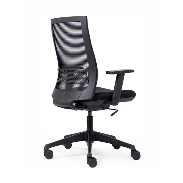 Euroseats Canillo bureaustoel net zwart (incl. armsteunen) 205877 - 4