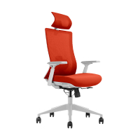 Euroseats Verona bureaustoel oranje 01.VER.WH.ORANGE 205883