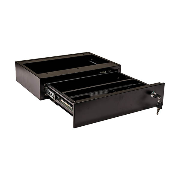 Euroseats persoonlijke lade zwart 390 x 295 x 90 mm 205798 - 3