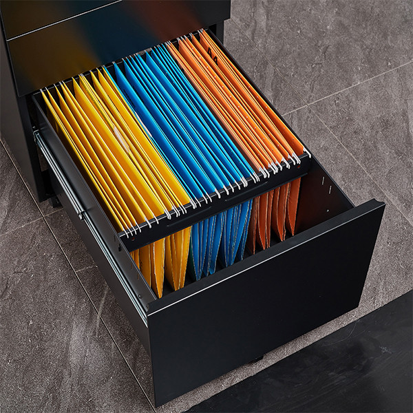 Euroseats verrijdbaar ladeblok zwart (met 1 universele lade) LAD.003.BL 205888 - 3