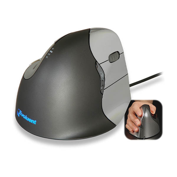 Evoluent4 VM4R large ergonomische muis met kabel 282854 - 2