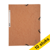 Aanbieding: 10x Exacompta elastomap glanskarton tabak A4 404071 - 1