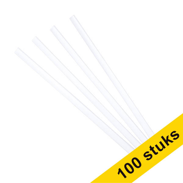 Aanbieding: 4x Exacompta Serodo klemstrips 3 mm transparant (100 stuks) 407288 - 1