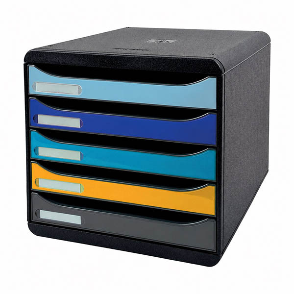 Exacompta Bee Blue Plus ladeblok assorti (5 laden) 404099 - 1