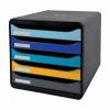 Exacompta Bee Blue Plus ladeblok assorti (5 laden) 404099 - 1