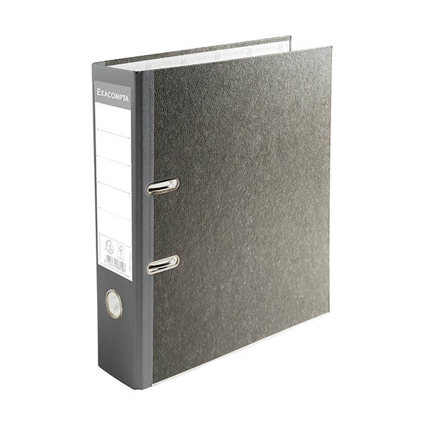 Exacompta Prem'Touch classeur A4 karton zwart gemarmerd 70 mm 404485 - 1