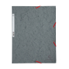 Exacompta elastomap glanskarton grijs A4 55511E 404025