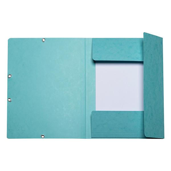 Exacompta elastomap glanskarton ijzig blauw A4 55273E 404160 - 2