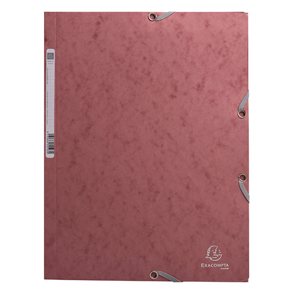 Exacompta elastomap glanskarton oudroze A4 55276E 404162 - 1